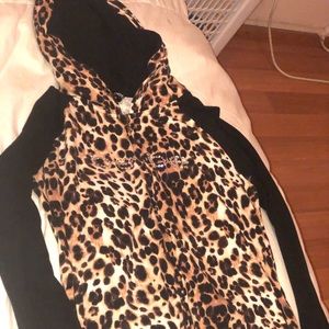 Bebe cheetah print sweater